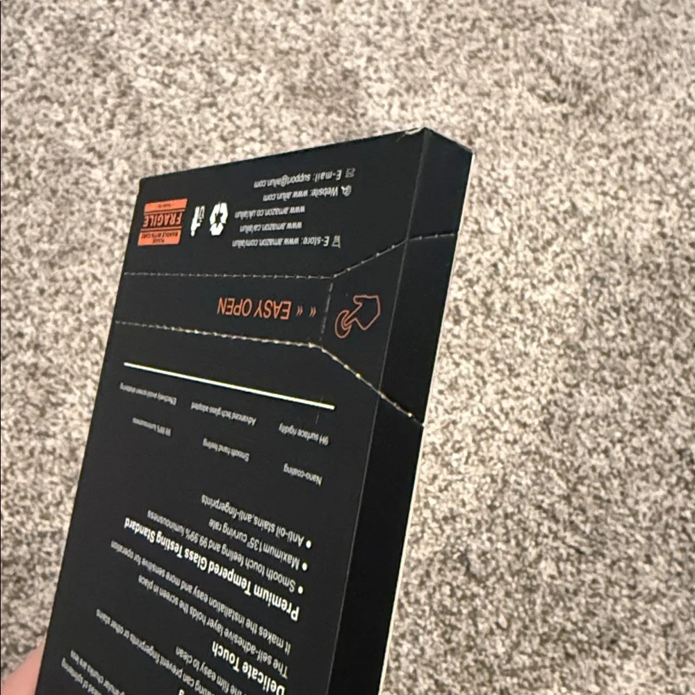 Ailun Black and Orange Glass Screen Protector 13 pro max